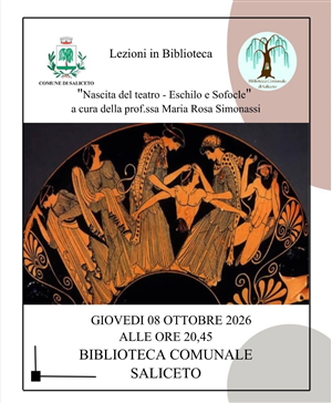 Lezioni in Biblioteca: Nascita del Teatro - Eschilo e Sofocle